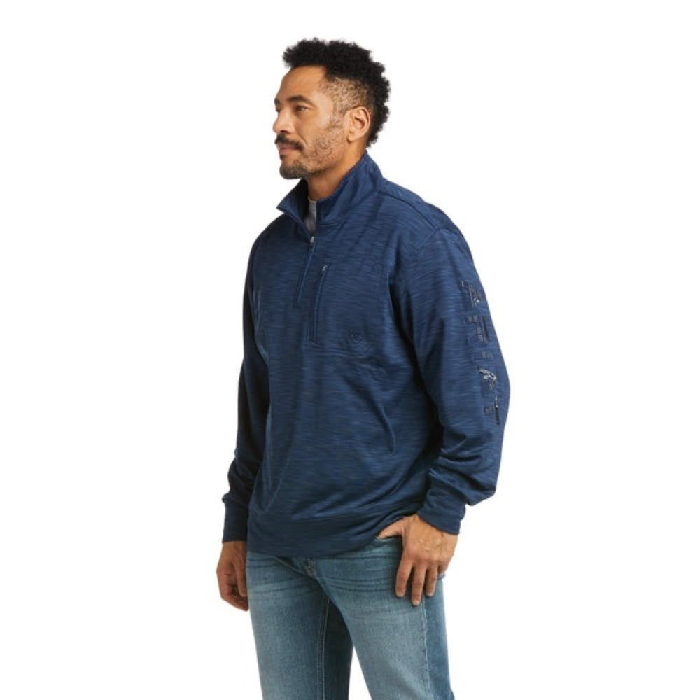 Ariat men’s team logo 1/4 zip sweatshirt